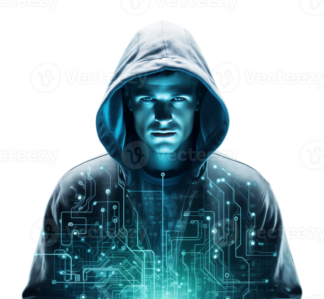 Hacker Isolated on Transparent Background png