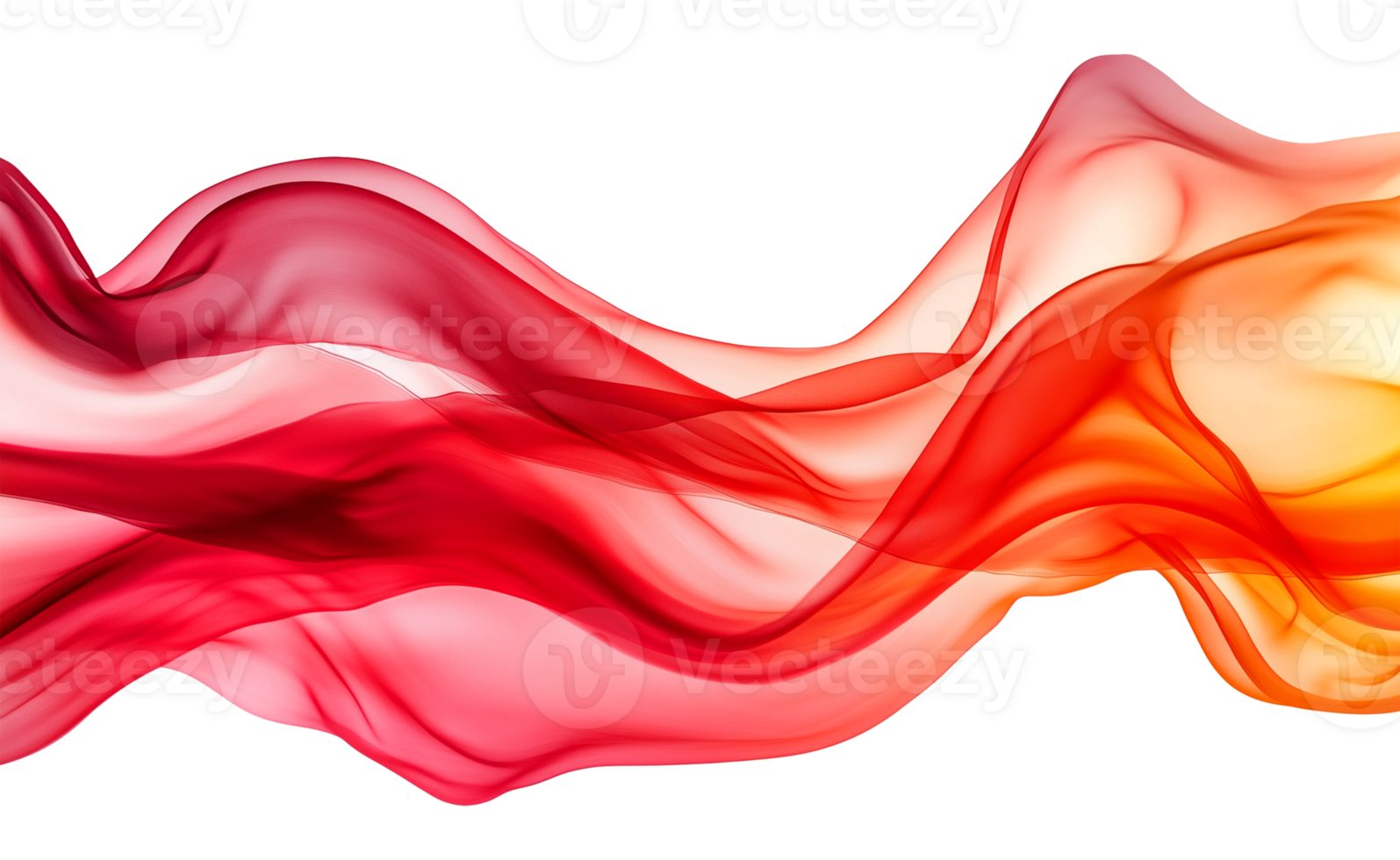 Abstract Silk Wave Pattern Isolated on Transparent Background png