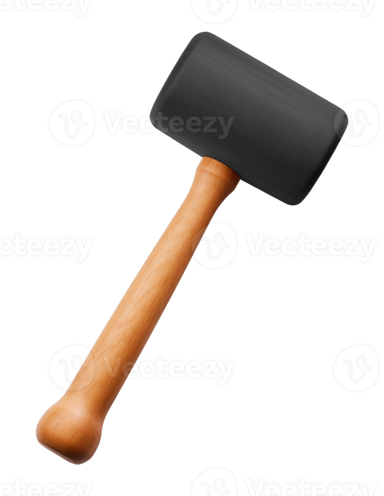 Rubber Mallet Isolated on Transparent Background png