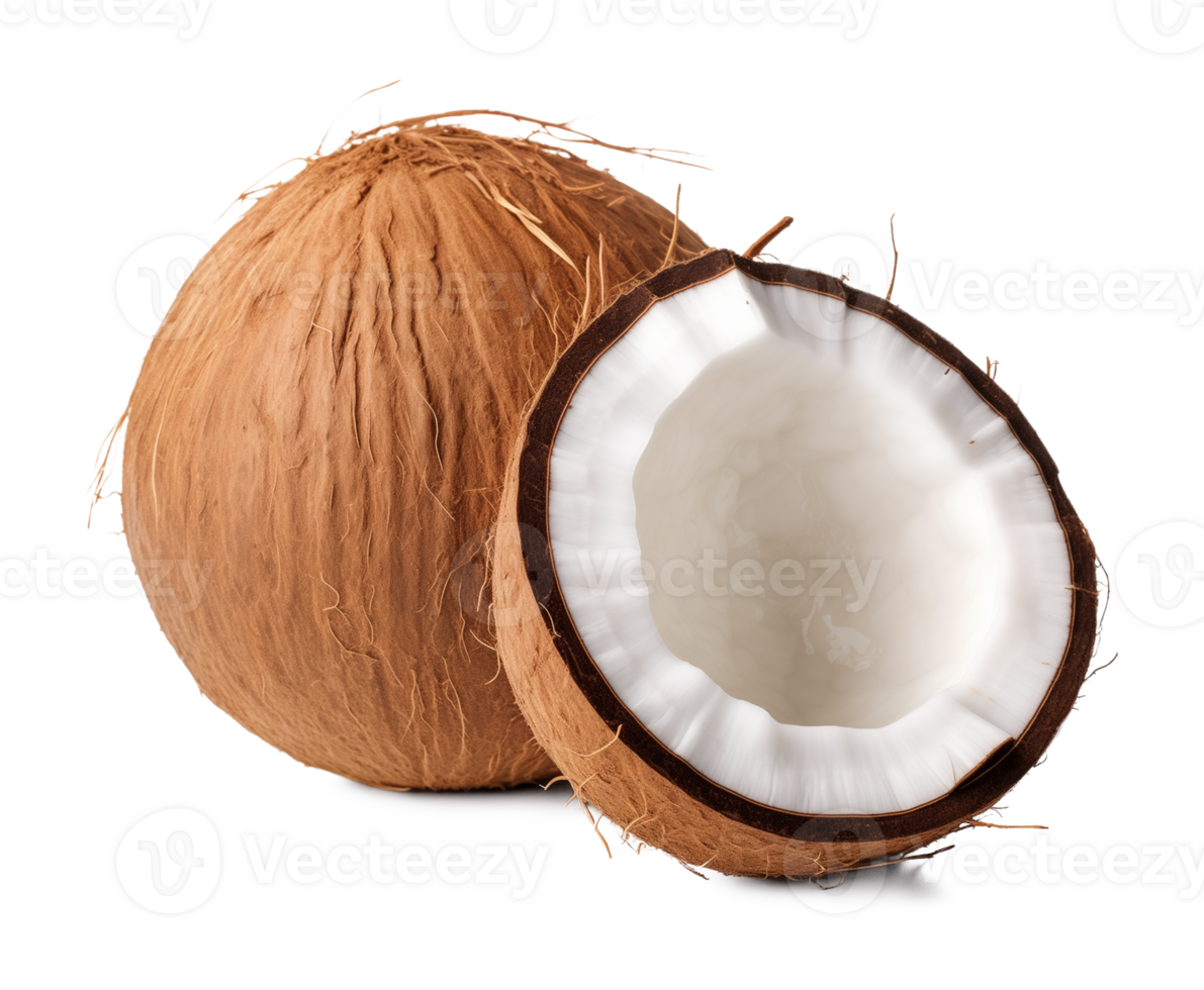 Coconut Isolated on Transparent Background png