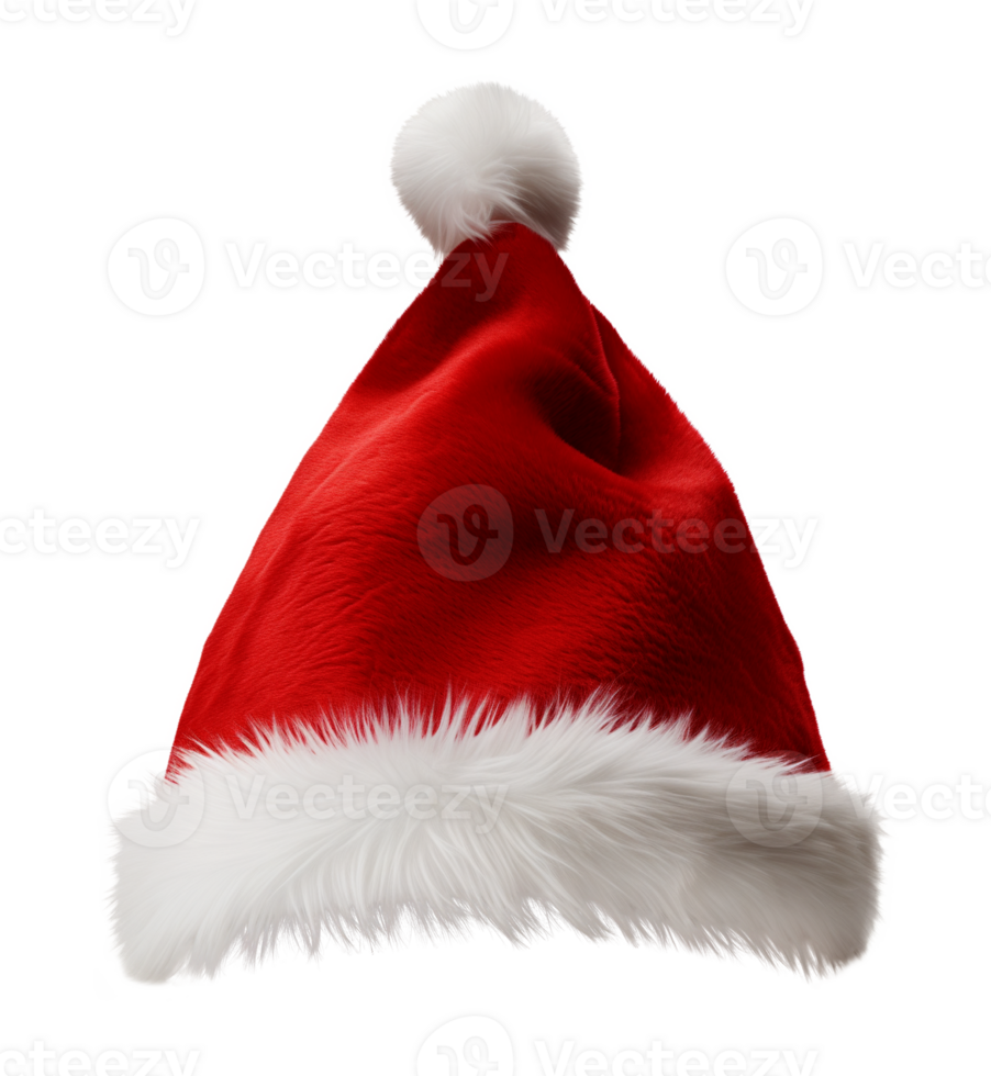 Santa Hat Isolated on Transparent Background png