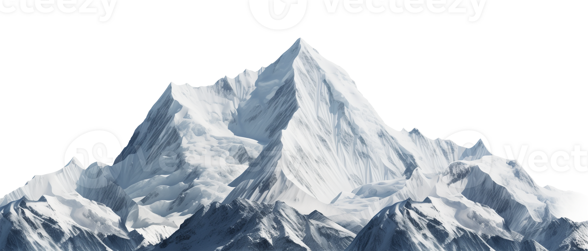 Ice Mountain Isolated on Transparent Background png
