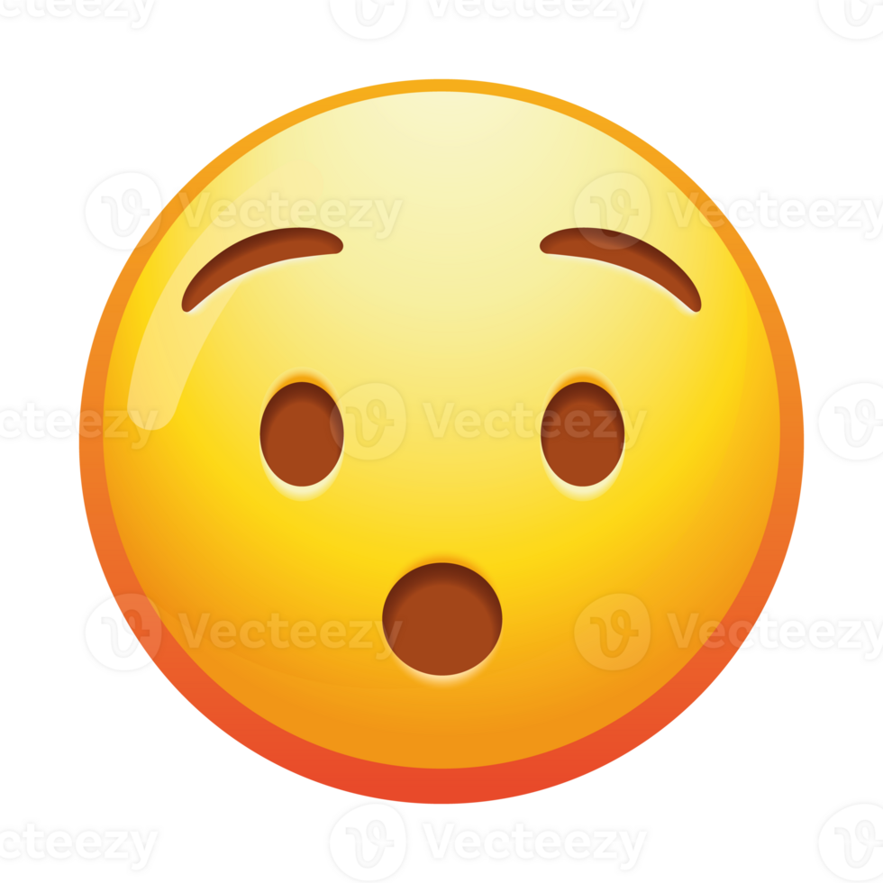 A hushed emoji face with wide eyes and a finger over its lips, expressing a request for silence or secrecy in soft yellow tones. png