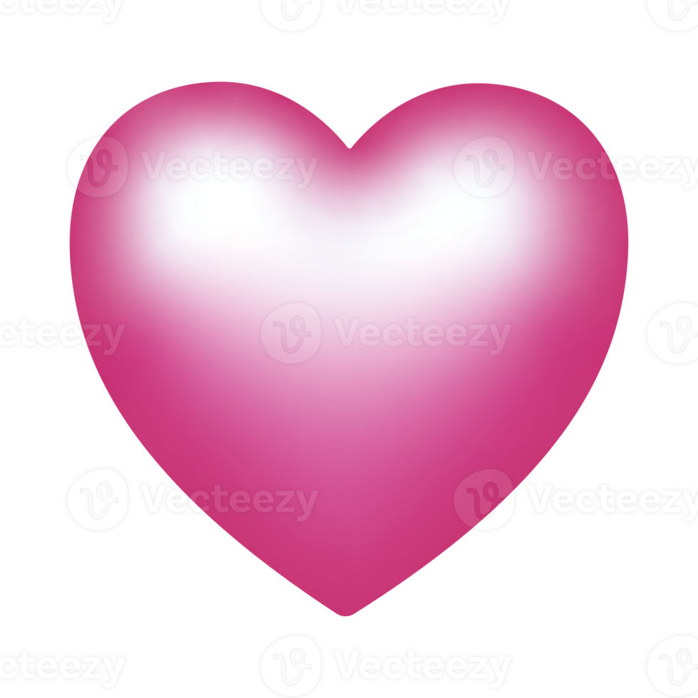 A pink heart emoji, symbolizing love and affection, featuring a smooth, vibrant design that conveys warmth and tenderness. png