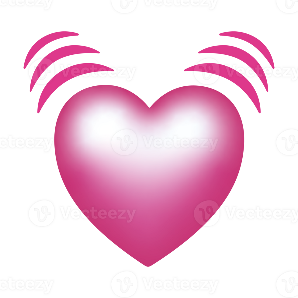 A beating heart emoji, representing life and emotion, featuring a vibrant design with pulsating movement that conveys a sense of vitality and passion. png