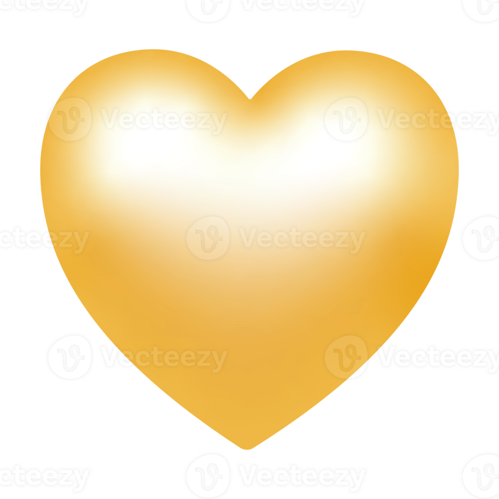 A yellow heart emoji, symbolizing happiness and positivity, featuring a bright and sunny design that conveys joy and friendship. png