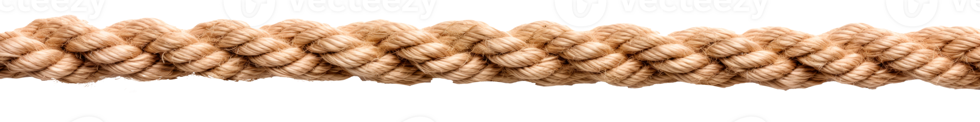 Braided rope on a transparent background suitable for various applications png