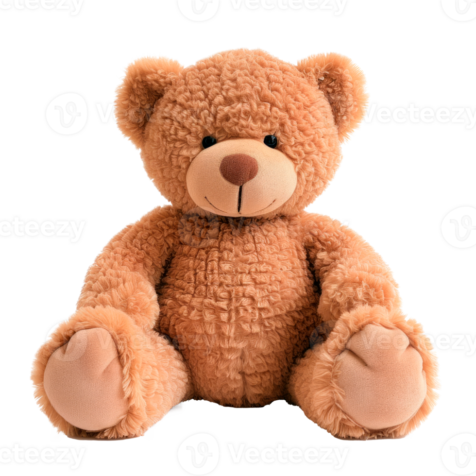 A soft and cuddly teddy bear plush toy suitable for children png