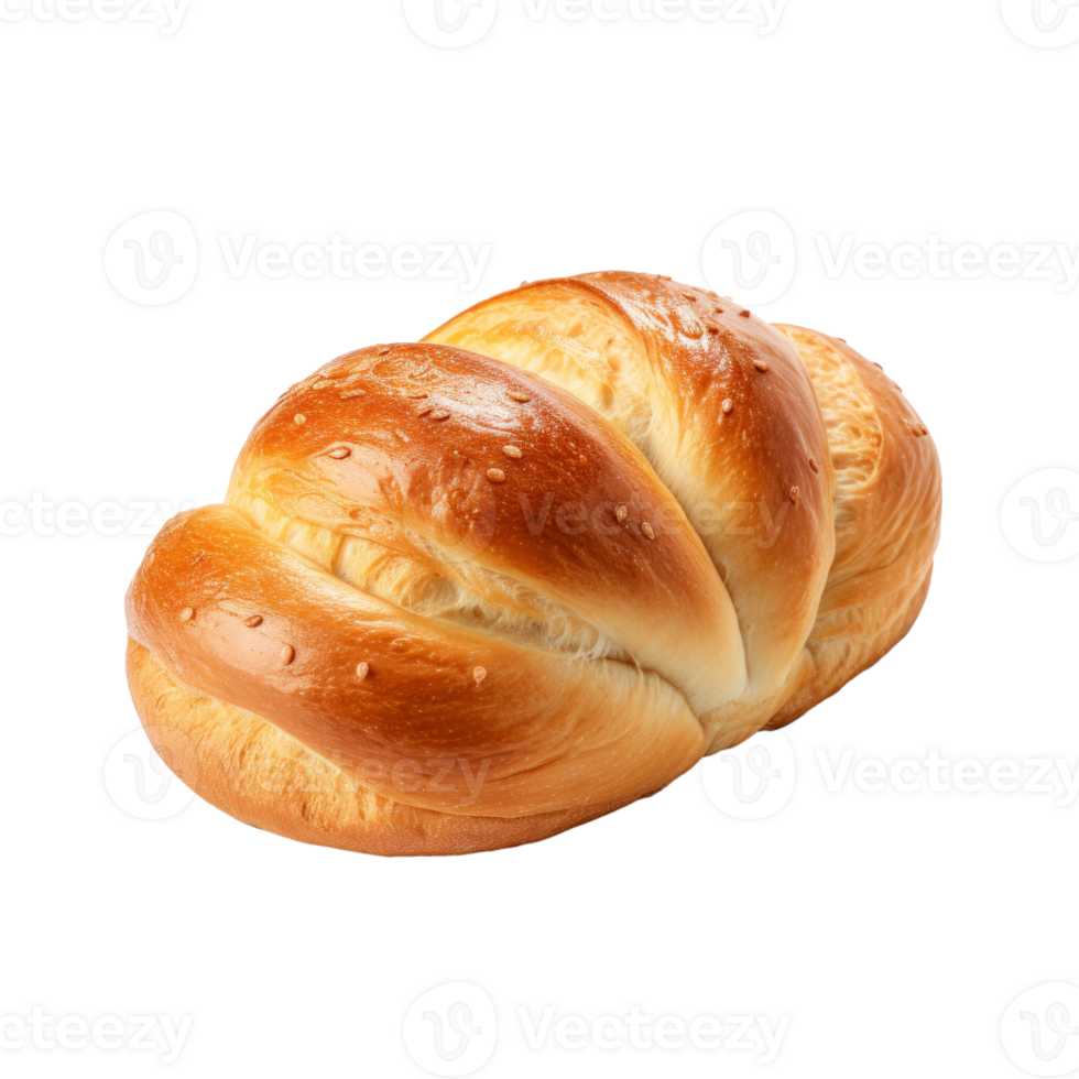 Freshly baked golden bread loaf with a soft and buttery texture png