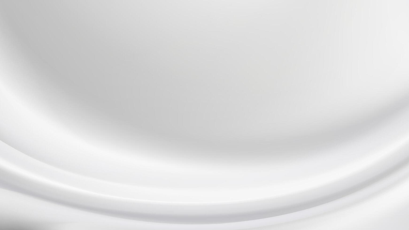 Elegant White Fabric Drape, Smooth Soft Texture, Abstract Background vector