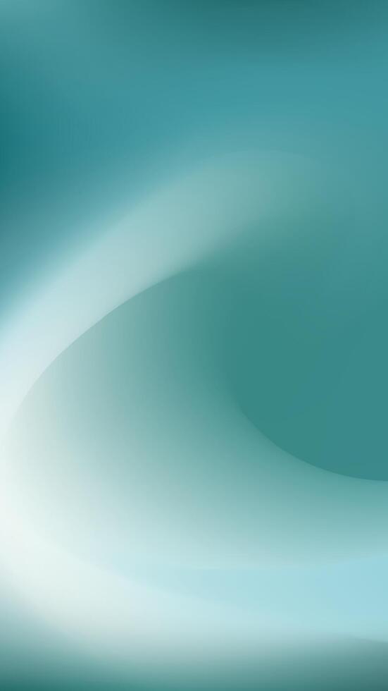 Abstract Teal Gradient Background, Soft Curve, Smooth, Subtle, Seamless, vector