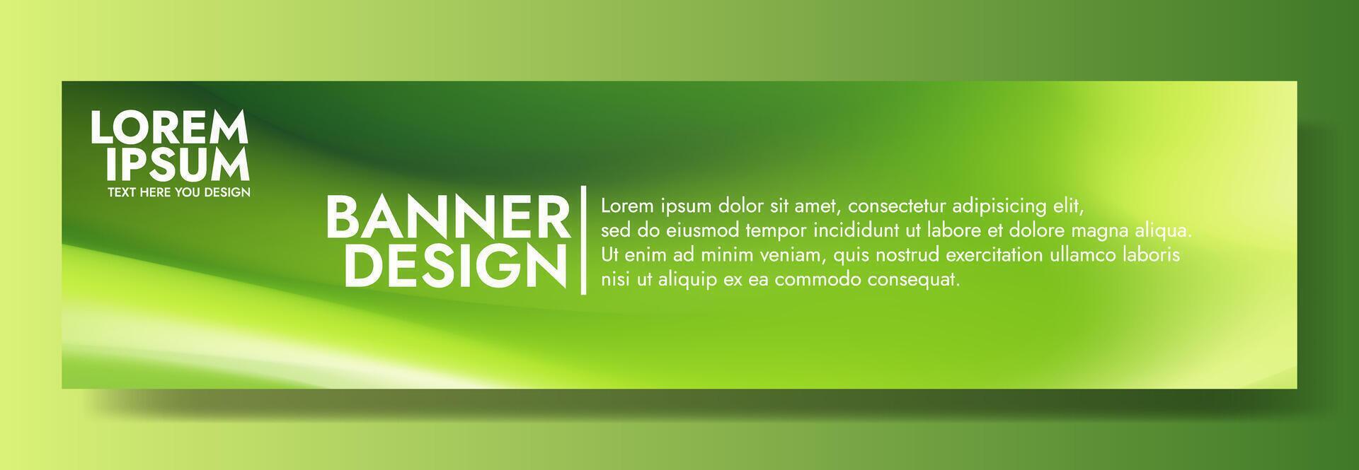 Green Gradient Background Modern, Elegant, Lorem Ipsum Template vector