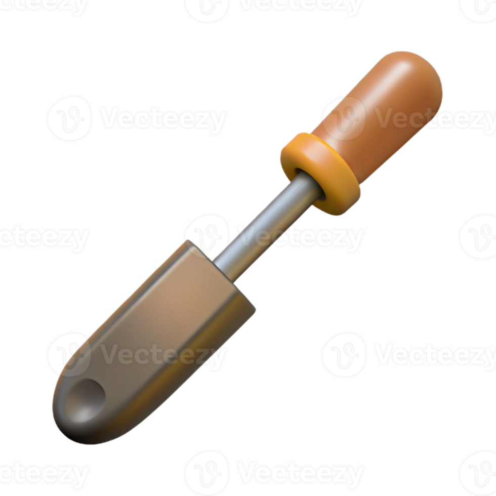 3D Render of a Soldering Iron png