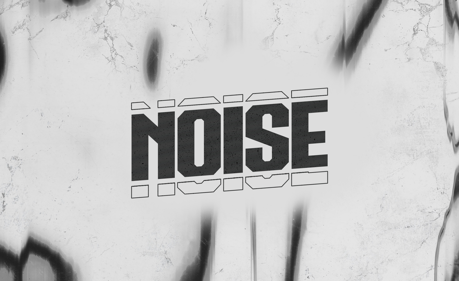 Noise Text Effect psd