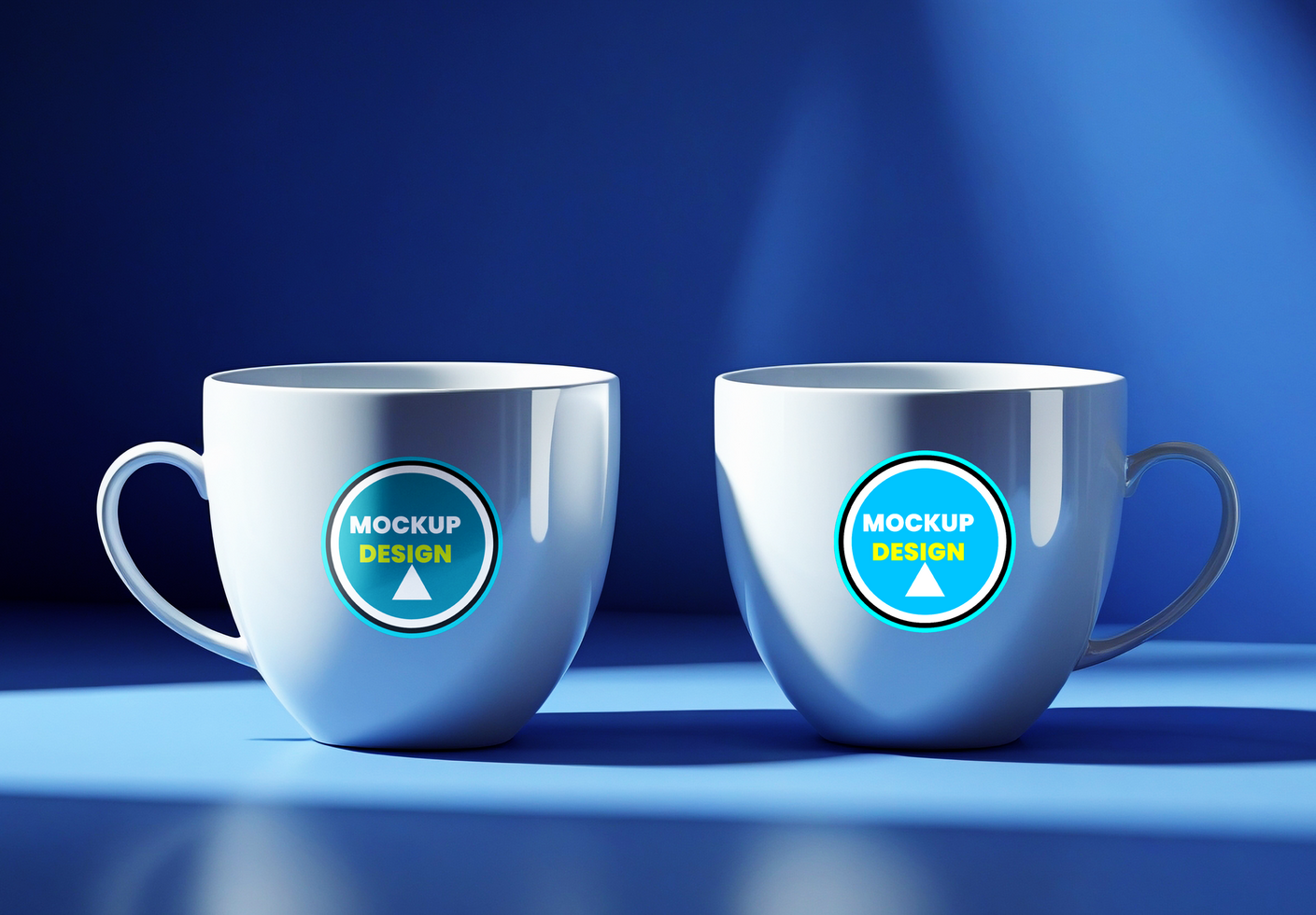 Elegant Coffee Mug Mockup for Stylish Product and Branding Designs psd