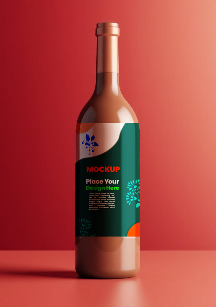 Best Quality Bottle Mockup for Creative Branding Projects in Product Visualization Template psd