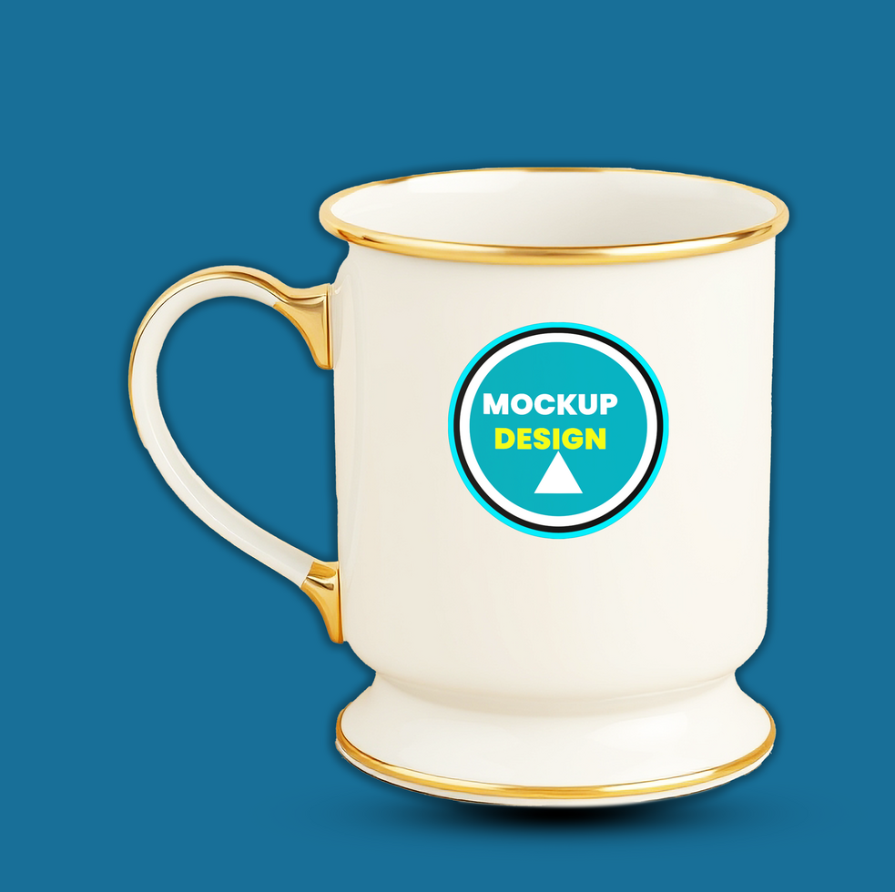 Realistic Mug Mockup Featuring a Coffee Cup for Morning Concepts psd