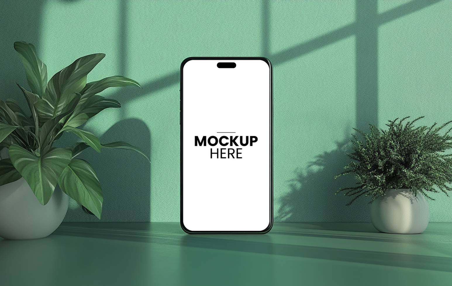 Free Download Customizable blank screen phone mockup, high-quality, perfect for professional templates psd