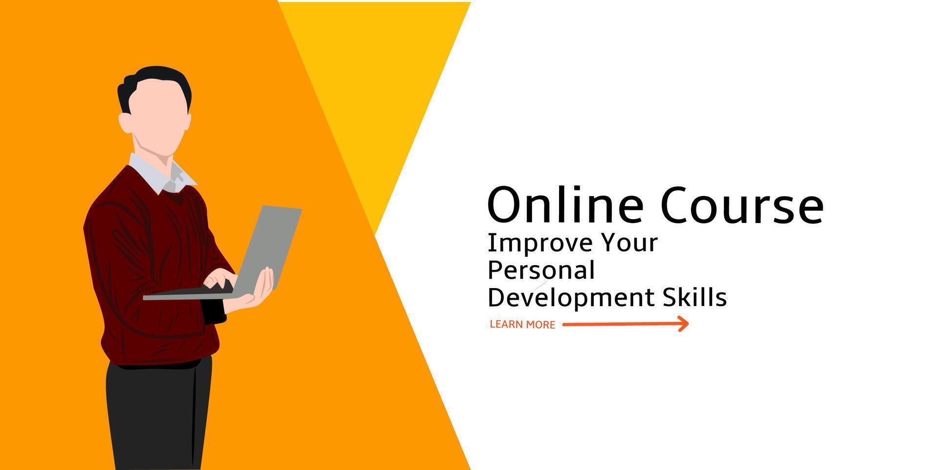 Digital marketing website page vector