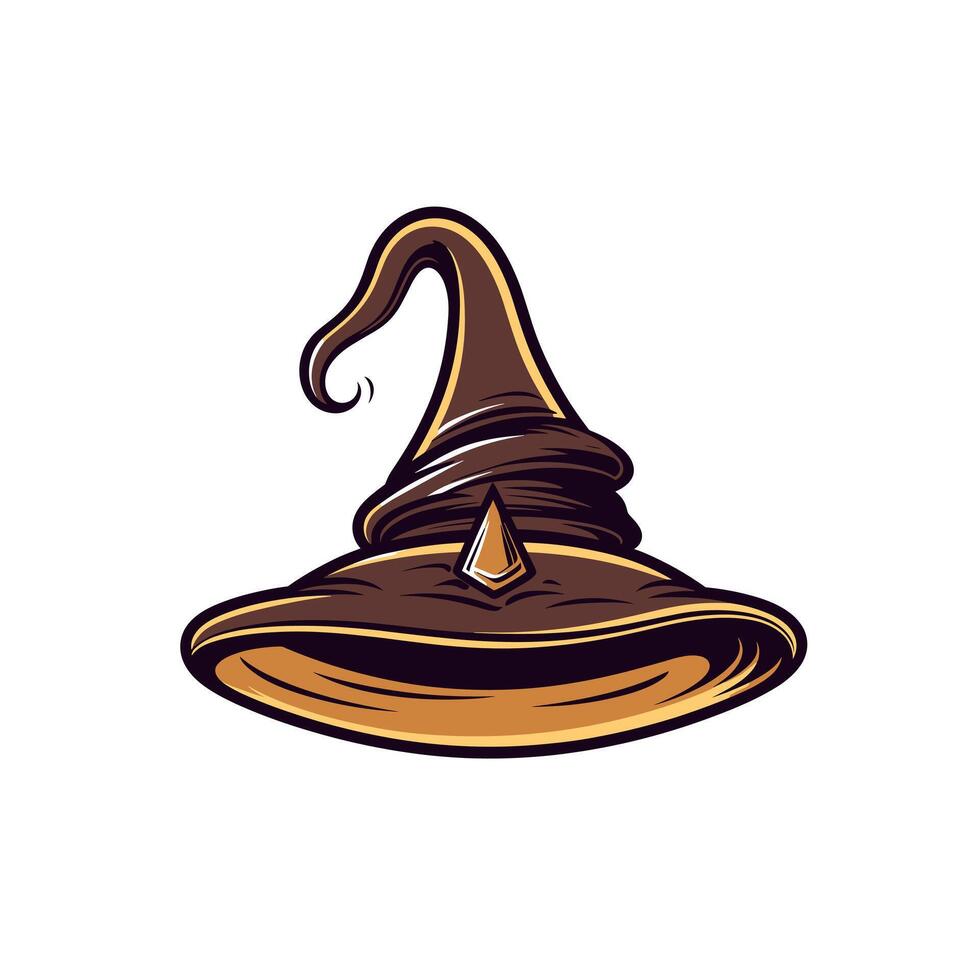 Sorting hat symbolizes school spirit and magic vector