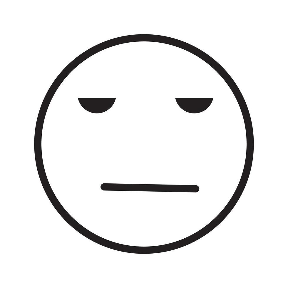Sad emoticon face. Set icon sad emoji. icons of sad face isolated on white background. illustration. vector