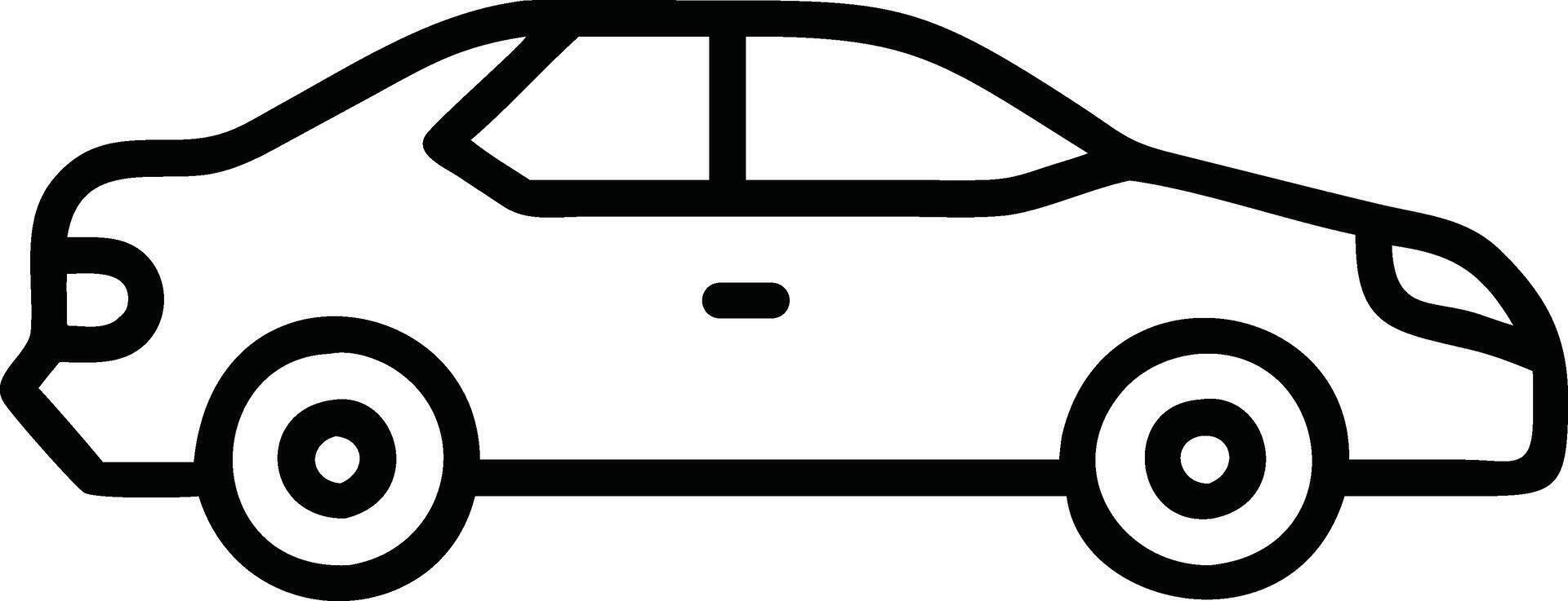 Simple Car Icon vector