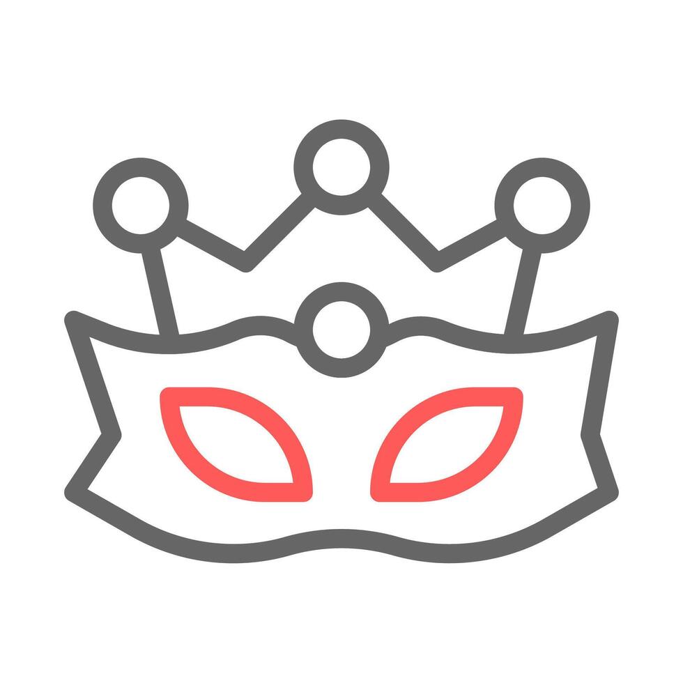 Carnival mask icon. Concept of masquerade, party, and celebration. vector