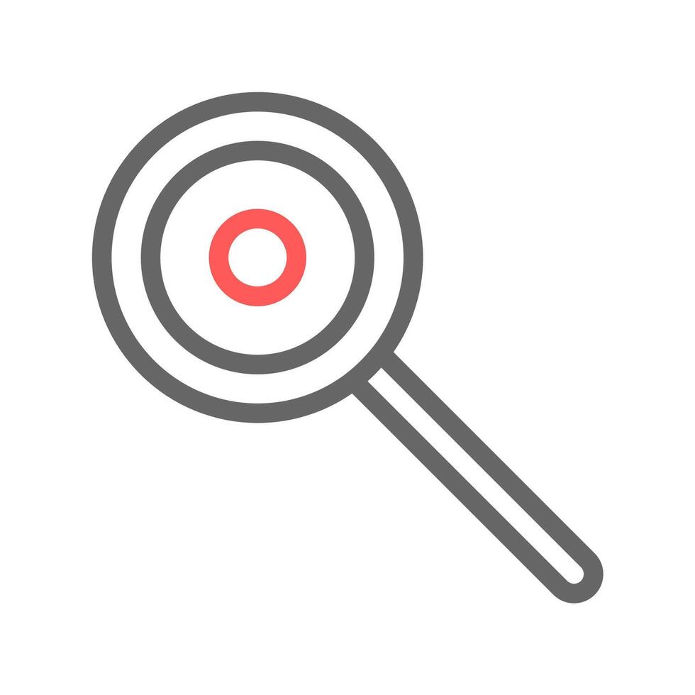 Magnifying glass icon. Concept of search, research, and investigation. vector