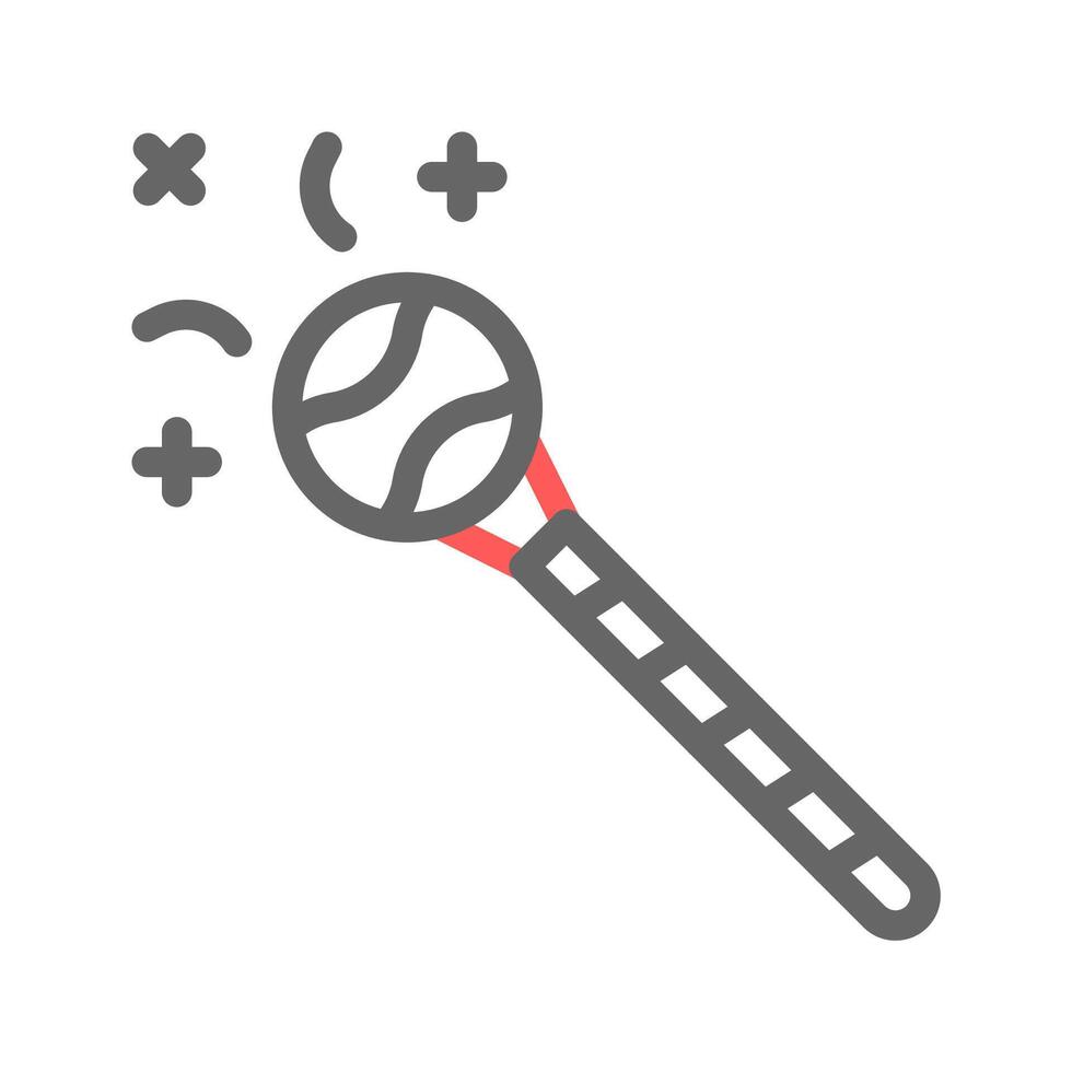 Magic wand with sparkles. Concept of fantasy, magic, and miracle. vector