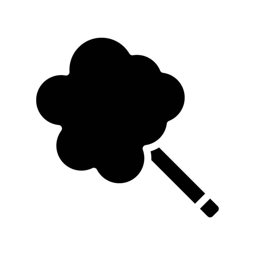 Cotton candy icon. Concept of sweet food, childhood, and fun. vector