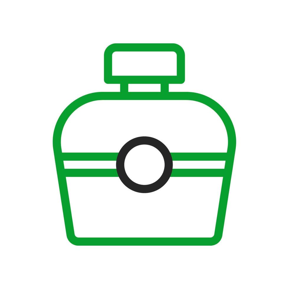 Perfume bottle icon. Concept of fragrance, beauty, and fashion. vector