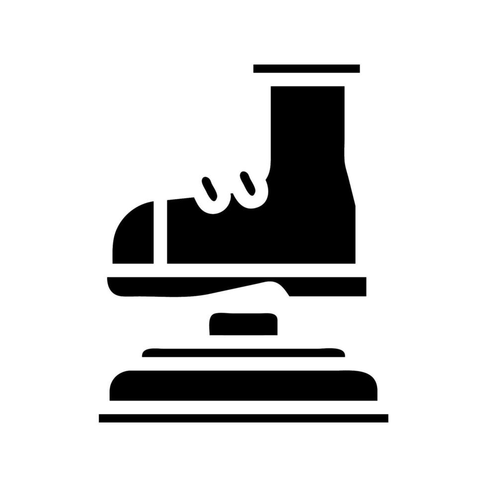 Shoe cleaning service icon. Concept of shoe care and maintenance. vector