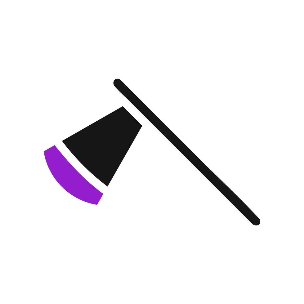 Axe icon, concept of weapon, tool, and equipment. vector