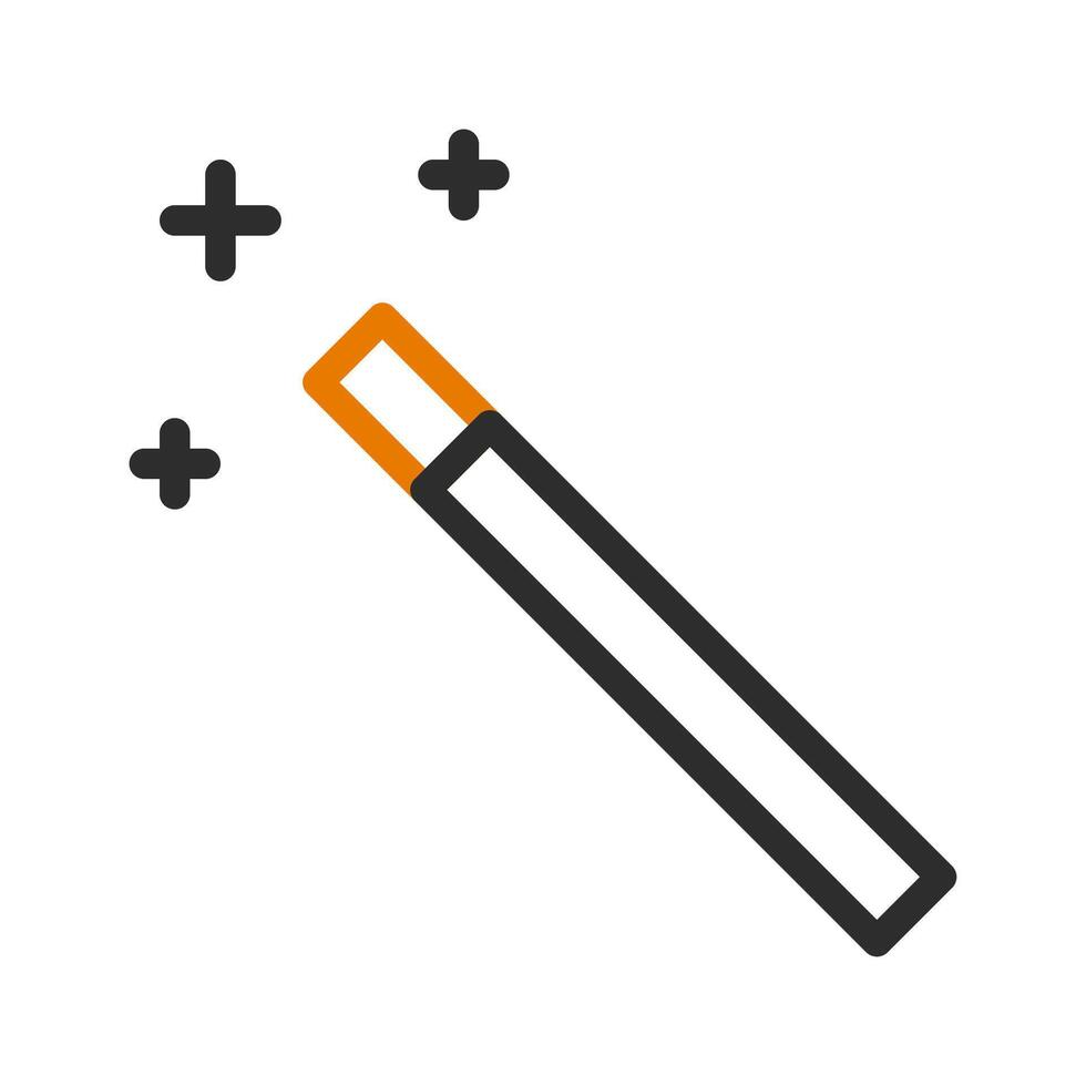Magic wand icon. Concept of magic, fantasy, and miracle. vector