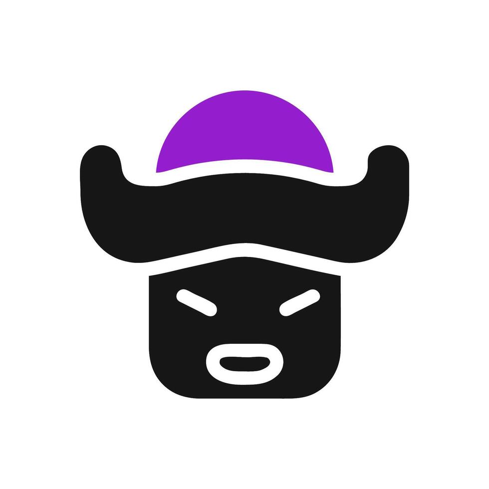 Chinese Opera Mask Icon. Concept of traditional Asian theatre and performance. vector