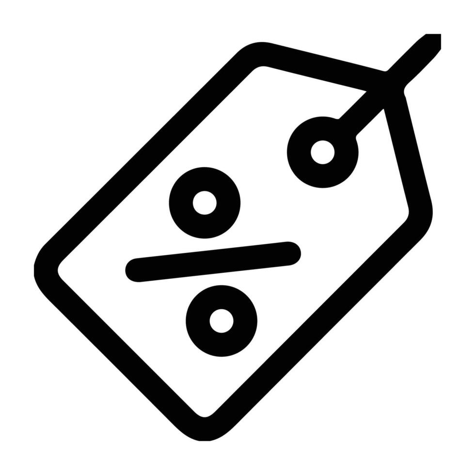 Offer Discount tag icon Ecommerce website interface UI UX icon design vector