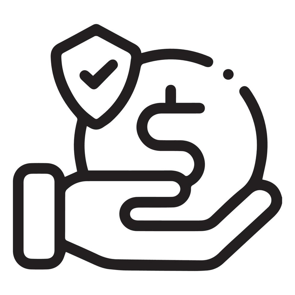 Payment Method hand icon Ecommerce website interface UI UX icon design . vector