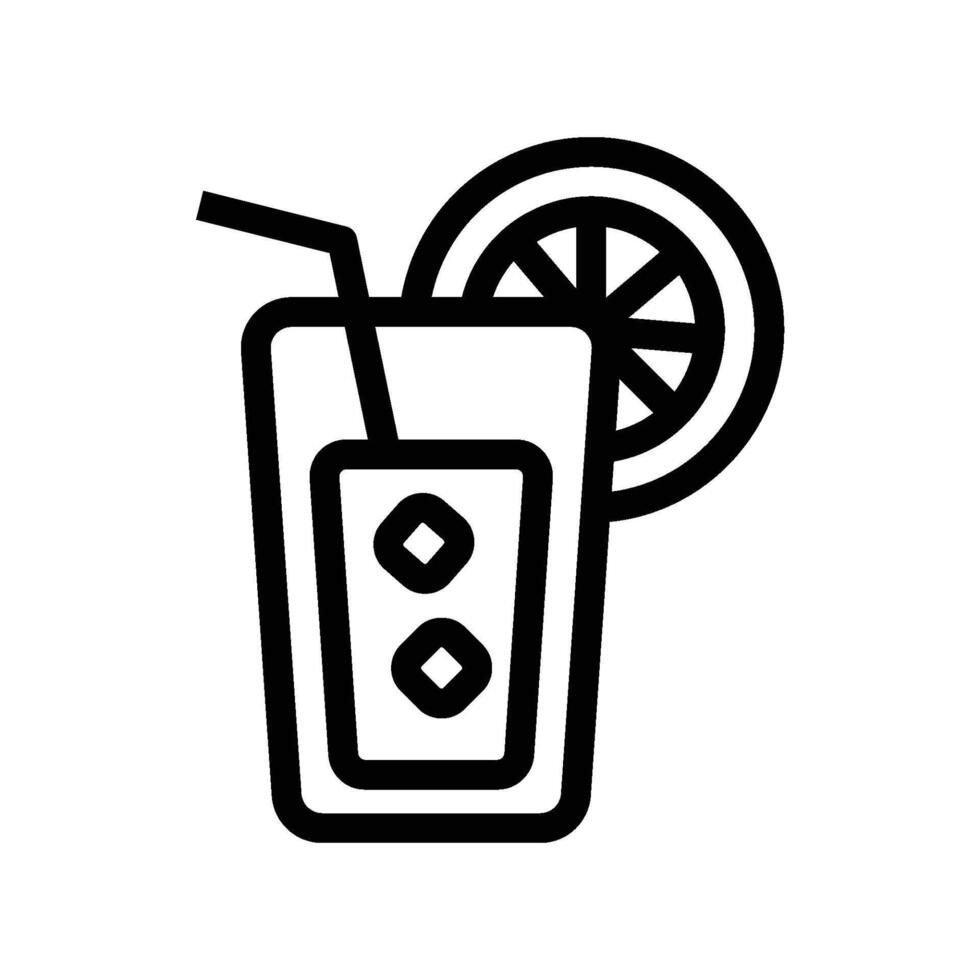 Lemonade Drink Icon vector