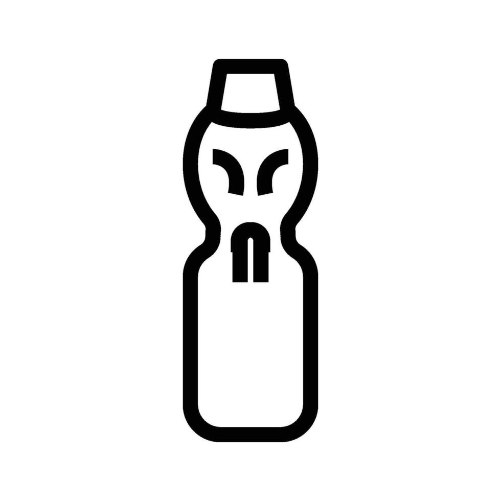 Ramune Soda Bottle Icon vector
