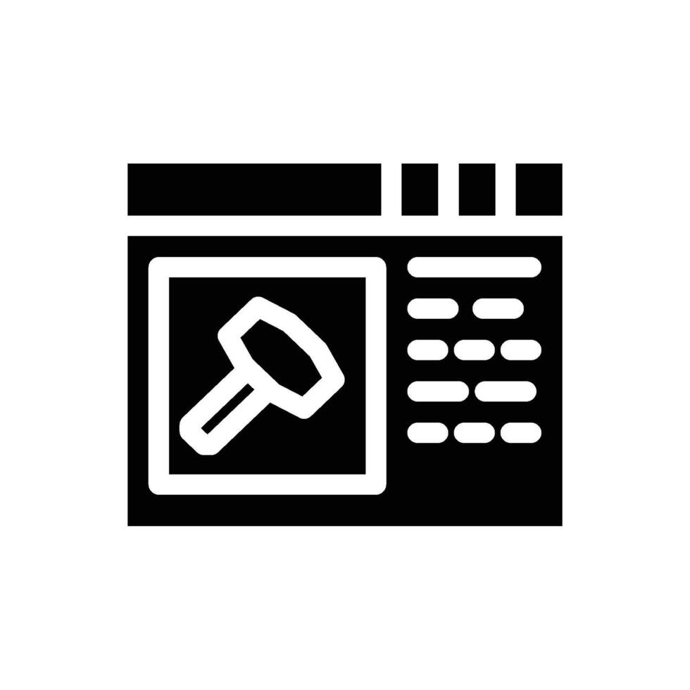 Blacksmith Website Icon vector