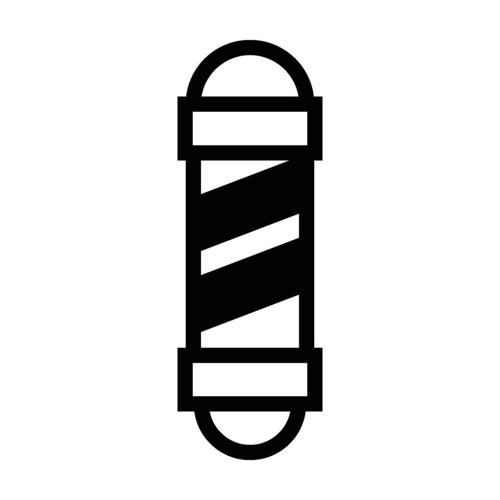 Rotating Barber Pole Icon vector