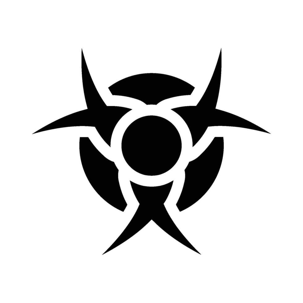 Biological Hazard Icon vector