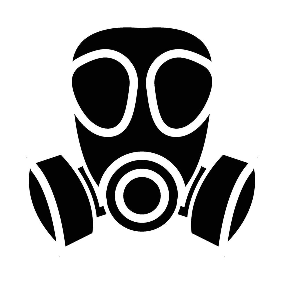 Gas Mask Icon vector