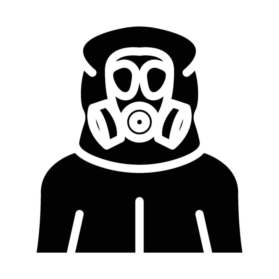 Hazard Suit Icon vector