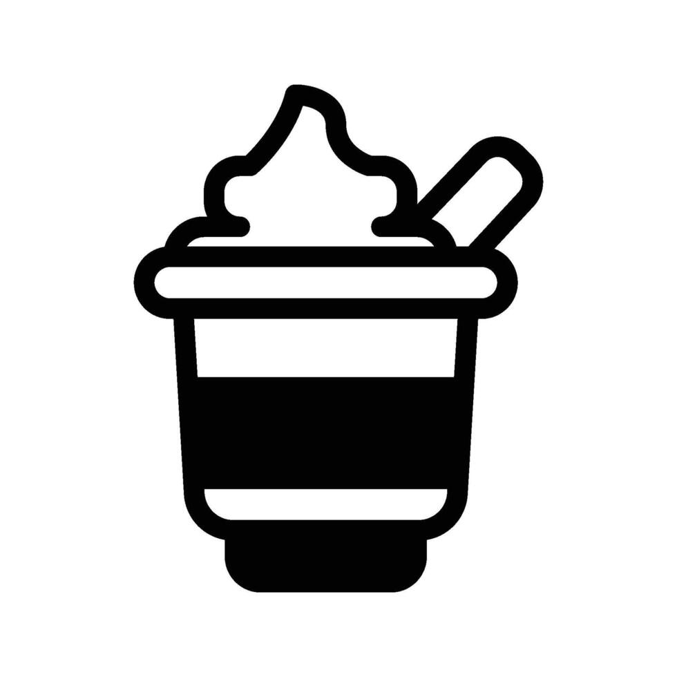 Yoghurt Food Icon vector