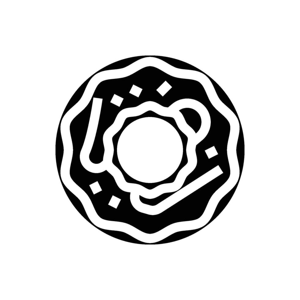 Glazed Doughnut Icon vector