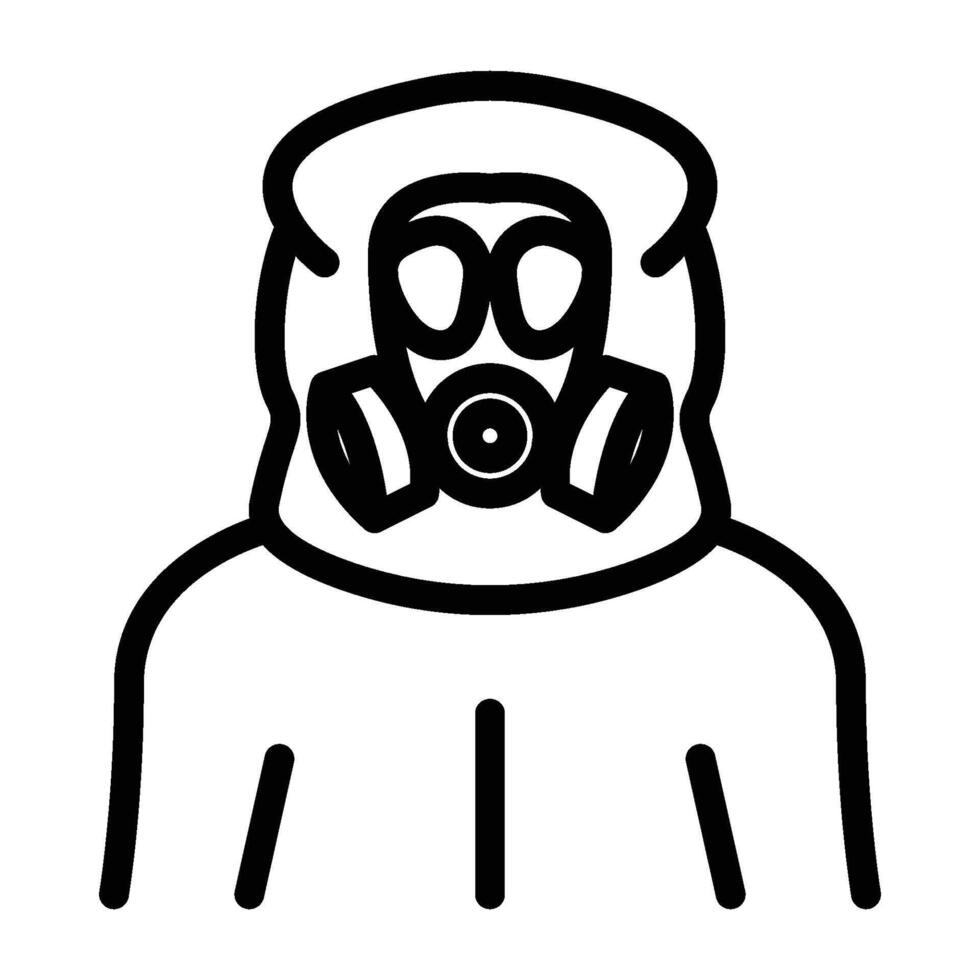 Hazard Suit Icon vector