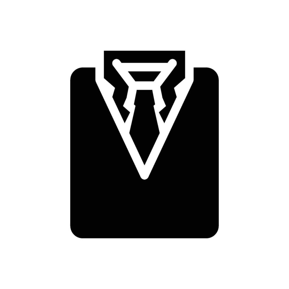 Uniform Icon - solid vector