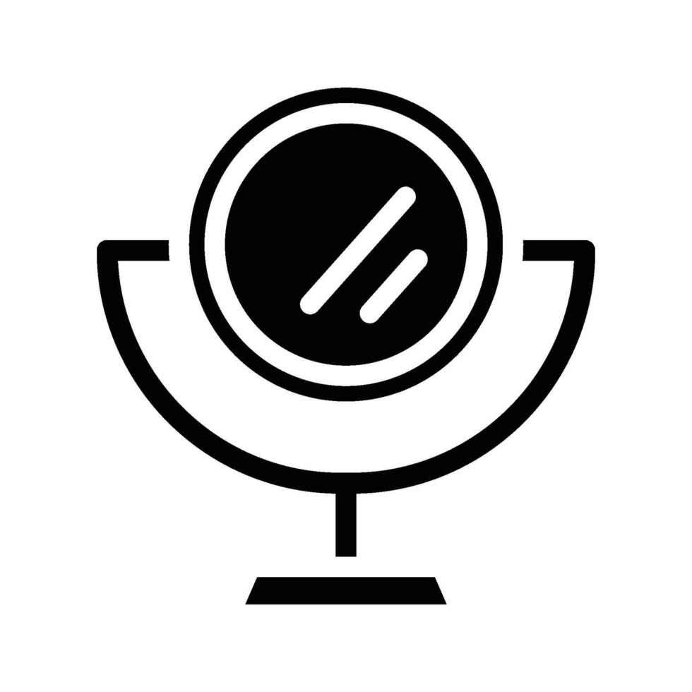 Barber Mirror Icon vector