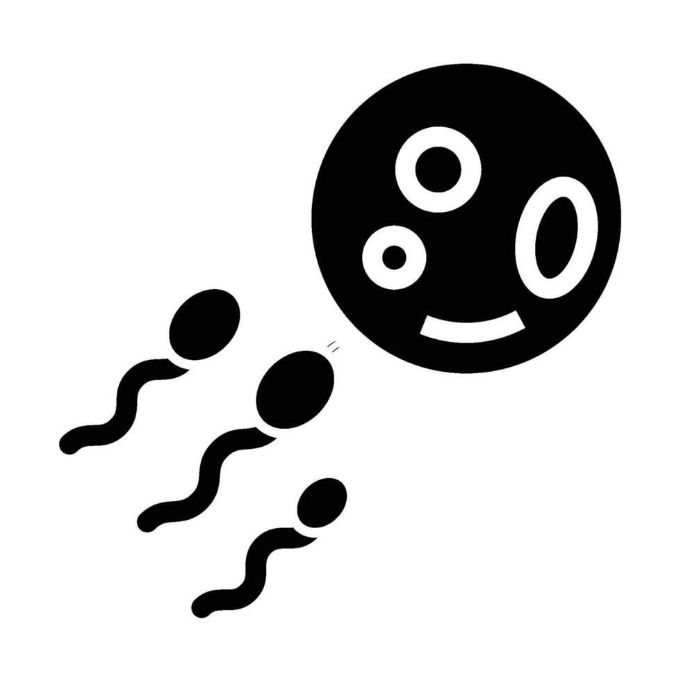 Cell Reproduction Icon vector